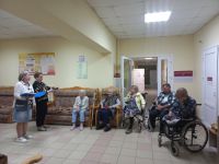 Встреча получателей социальных услуг с представители ГБУК «Новгородская областная специальная библиотека для незрячих и слабовидящих «Веда»